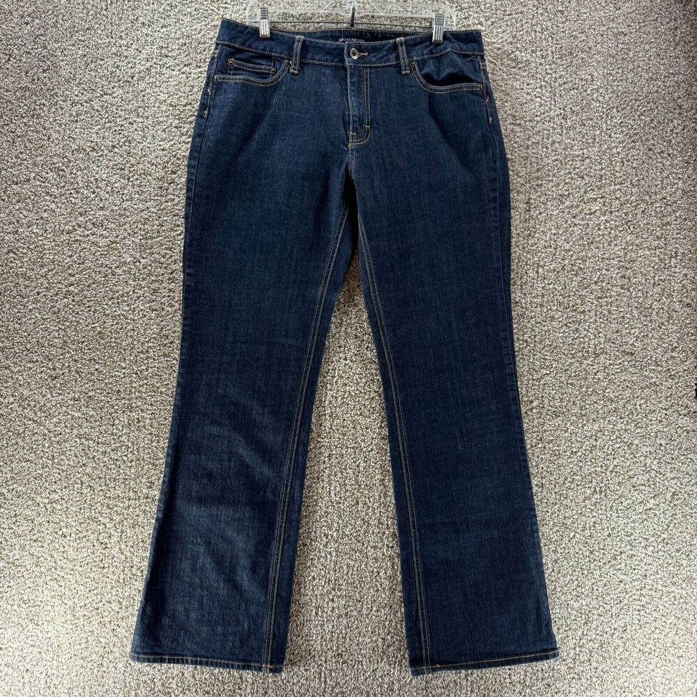 Banana Republic Jeans‎ Womens 14 Blue Denim Pants Bootcut Flare Preppy Ladies